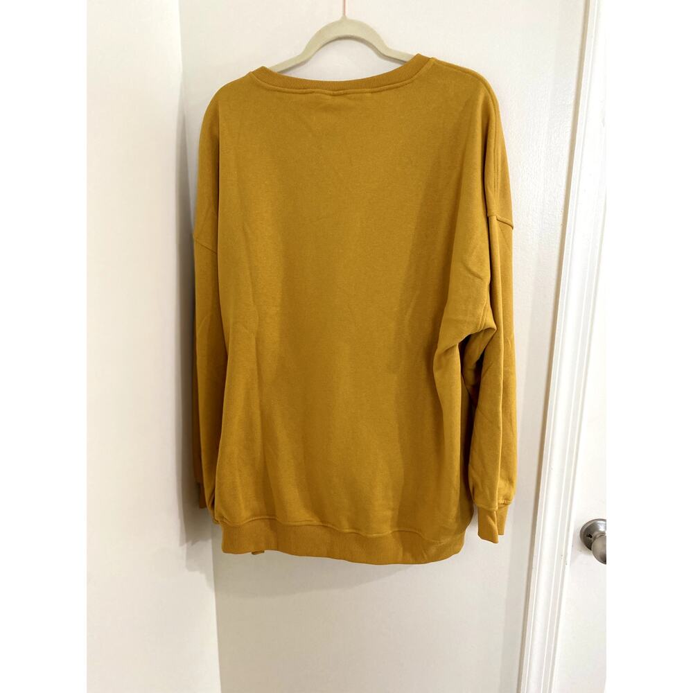 DoublJu Mustard Sweatshirt - Multiple Sizes - Picture 2 of 5
